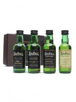 Ardbeg Peat Pack / Set of 4 x 5cl Miniatures Islay Whisky