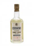 A bottle of Booth's London Dry Gin / Bot.1960s / Half Bottle