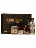 A bottle of Bourbon Legends 4-pk Miniature Set / 4 x 5cl