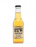 A bottle of BTW Tonic Water