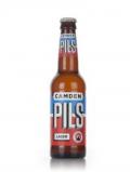 A bottle of Camden Town Pils