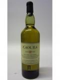 A bottle of Caol Ila Islay Single Malt 20cl Bottle 12 Year Old