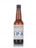 A bottle of Five Points IPA