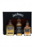 A bottle of Jack Daniel's 'Family' Miniatures Pack (3x5cl) Tennessee Whiskey