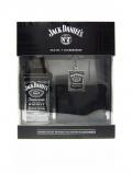 A bottle of Jack Daniels Old No 7 Leather Wallet Keyring Gift Set