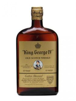 King George IV / Flat Bottle / Spring Cap / Bot.1960s Blended Whisky