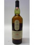 A bottle of Lagavulin Islay Single Malt 20cl Bottle 16 Year Old