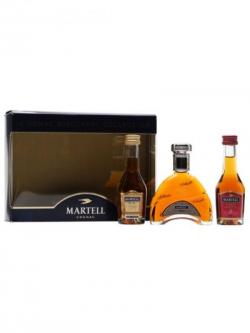 Martell Miniature Set / VS, XO& VSOP / 2x3cl & 1x5cl