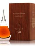 A bottle of Mortlach 70 Year Old 20cl