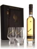 A bottle of Penderyn With Two Tasting Glasses