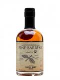 A bottle of Pine Barrens Single Malt Whiskey American Single Malt Whisky