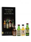 A bottle of Premium Whisky Selection Miniature Set / 4x5cl