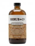 A bottle of Shrub& Co Spicy Ginger Shrub