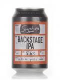 A bottle of Signature Brew Backstage IPA