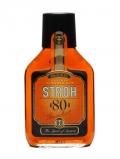 A bottle of Stroh'80' Rum / Small Bottle