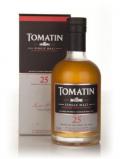 A bottle of Tomatin 25 Year Old 35cl