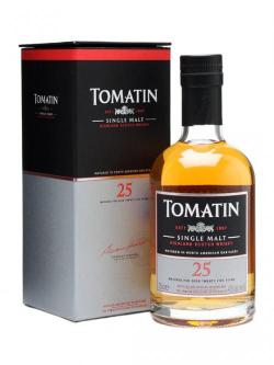 Tomatin 25 Year Old / Half Bottle Speyside Single Malt Scotch Whisky