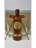 A bottle of Whisky Liqueur Southern Comfort Glasses Luxury Gift Set