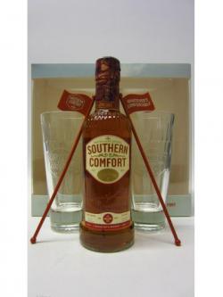 Whisky Liqueur Southern Comfort Glasses Luxury Gift Set
