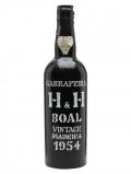 A bottle of H&H Old & Rare Boal Madeira Vintage 1954