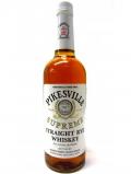 A bottle of Heaven Hill Pikesville Supreme Straight Rye 3 Year Old