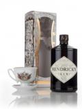 A bottle of Hendrick's Gin - Dreamscapes Gift Box With Tea Cup