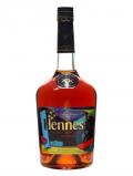 A bottle of Hennessy VS Cognac / Kaws Label