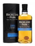 A bottle of Highland Park 1994 Island Single Malt Scotch Whisky