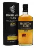 A bottle of Highland Park 2001 / Litre Island Single Malt Scotch Whisky