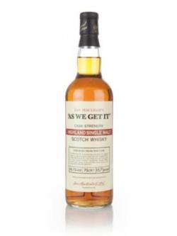 Highland Single Malt - As We Get It (Ian Macleod) 66.1%