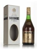 A bottle of Hine 3 Star Cognac (1L) - 1970s