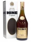 A bottle of Hine 3 Star De Luxe Cognac / Bot.1980s