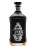 A bottle of Hornitos Black Barrel Anejo Tequila