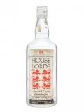 A bottle of House of Lords Gin / Booth's / Bot.1970s
