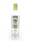 A bottle of HTK Belgian Dry Gin