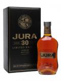 A bottle of Isle of Jura 30 Year Old / Bot. 2010 Island Single Malt Whis