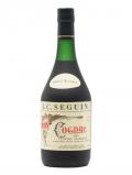 A bottle of JC Seguin Petite Champagne Cognac