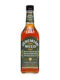 A bottle of Jeremiah Weed Blended Bourbon