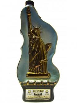 Jim Beam Statue Of Liberty Ceramic Bottle