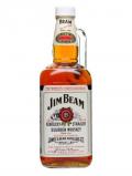 A bottle of Jim Beam White Label / 4 Year Old / Bot.1970s / Large Bottle