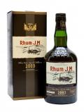 A bottle of JM Rhum 2003