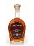 A bottle of John J Bowman Single Barrel Bourbon