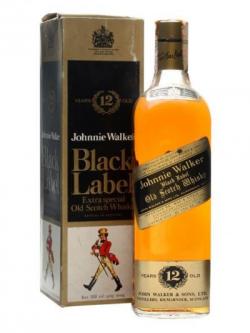 Johnnie Walker 12 Year Old / Black Label / Bot.1980s Blended Whisky