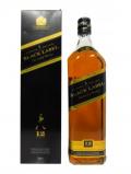 A bottle of Johnnie Walker Black Label 1 Litre 12 Year Old