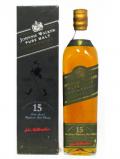 A bottle of Johnnie Walker Pure Malt 15 Year Old