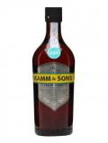 A bottle of Kamm& Sons British Aperitif / Islay Cask