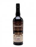 A bottle of Kinahan's 10 Year Old Single Malt Single Malt Irish Whiskey