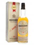 A bottle of Knockando 1971 / Bot.1982 Speyside Single Malt Scotch Whisky