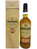 A bottle of Knockando Pure Single Malt Scotch 1977 14 Year Old