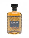 A bottle of Koval Barrelled Gin